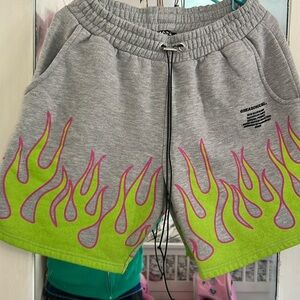 Shorts with a flare design
